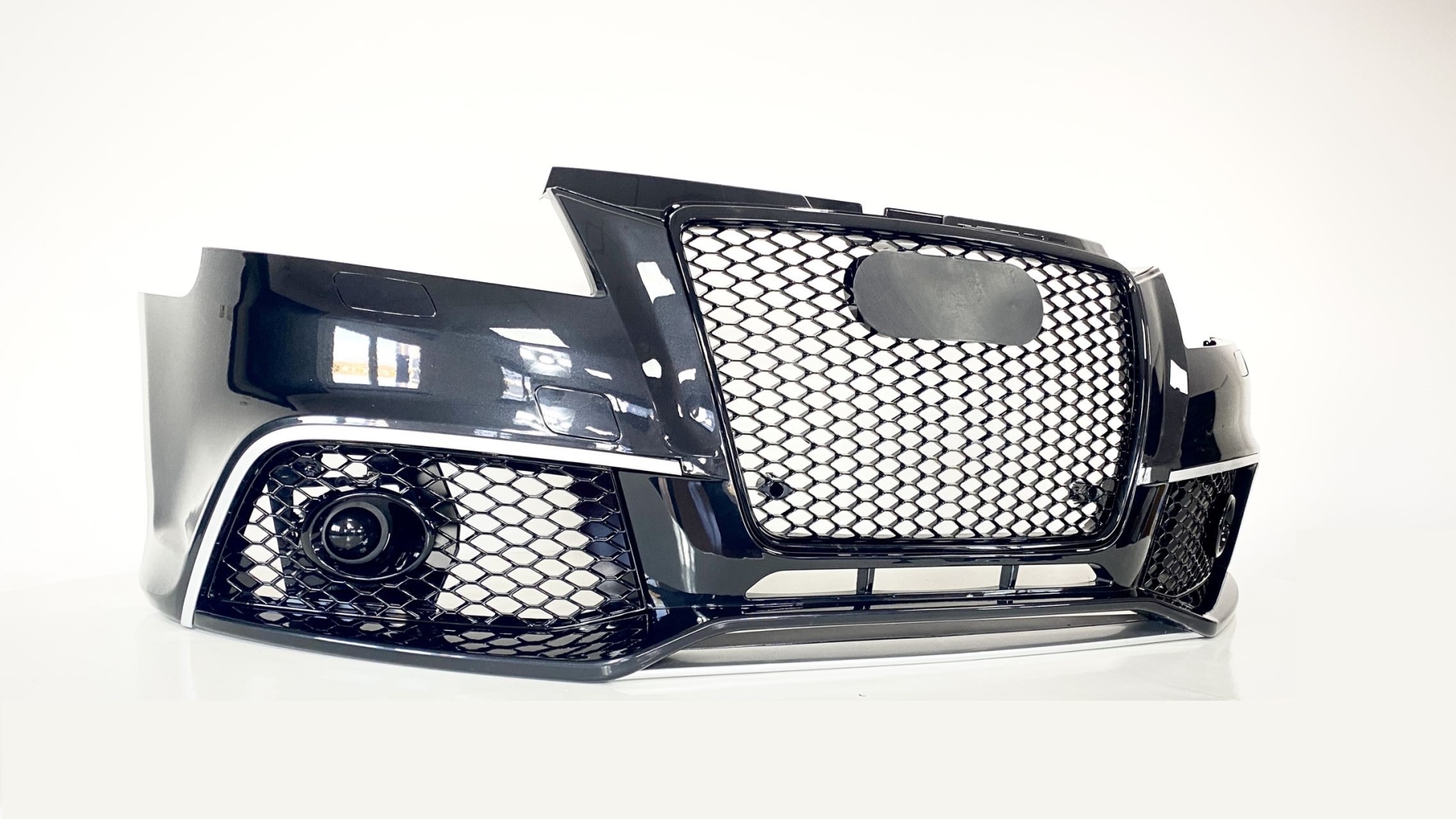 A3 2009-2012 HATCHBACK IÇIN UYUMLU RS3 ÖN TAMPON PANJUR SETI - (8P MAKYAJLI KASA)